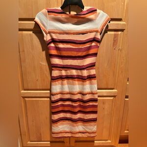 Bar III striped dress size medium trending style women’s dress CA00234